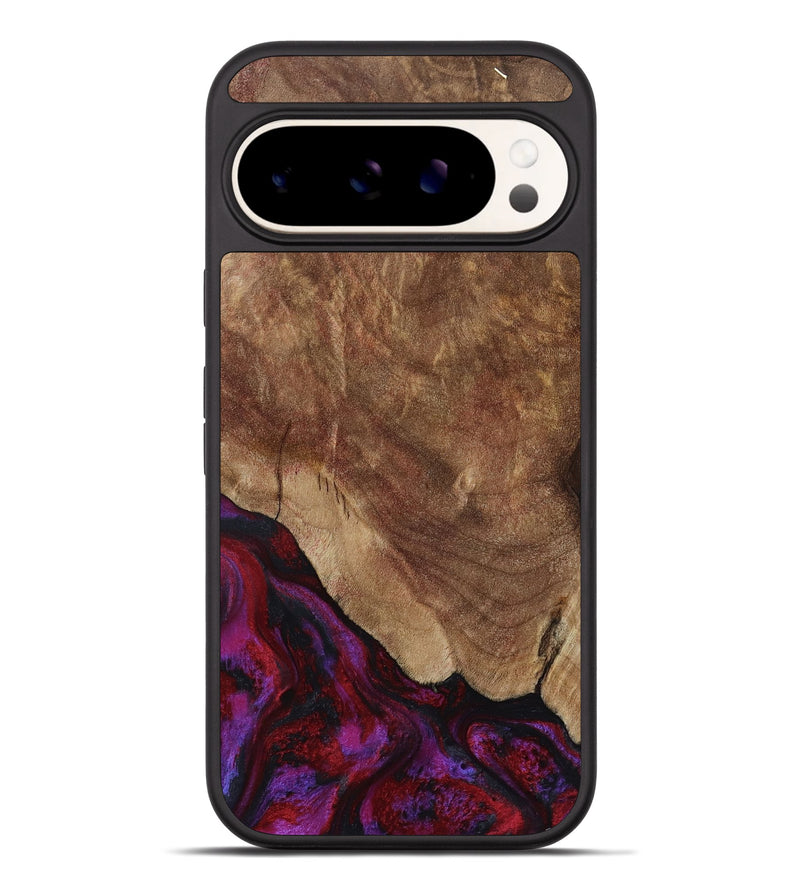 Pixel 9 Pro XL Wood Phone Case - Dino (Red, 797177)