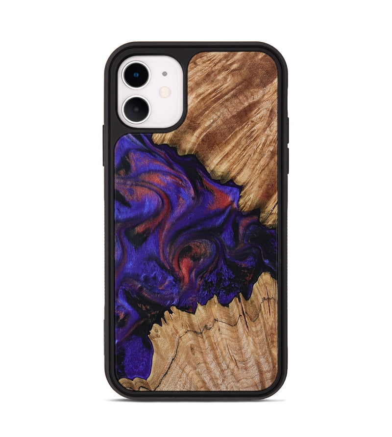 iPhone 11 Wood Phone Case - Chaz (Purple, 797183)