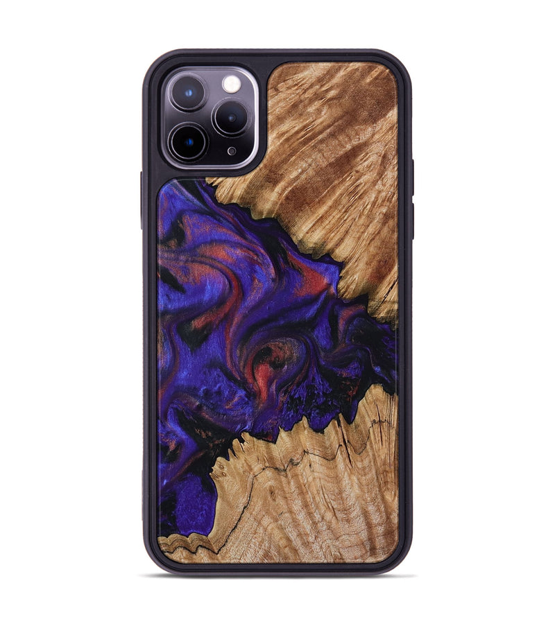 iPhone 11 Pro Max Wood Phone Case - Chaz (Purple, 797183)