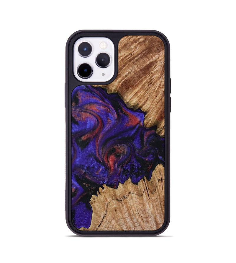 iPhone 11 Pro Wood Phone Case - Chaz (Purple, 797183)