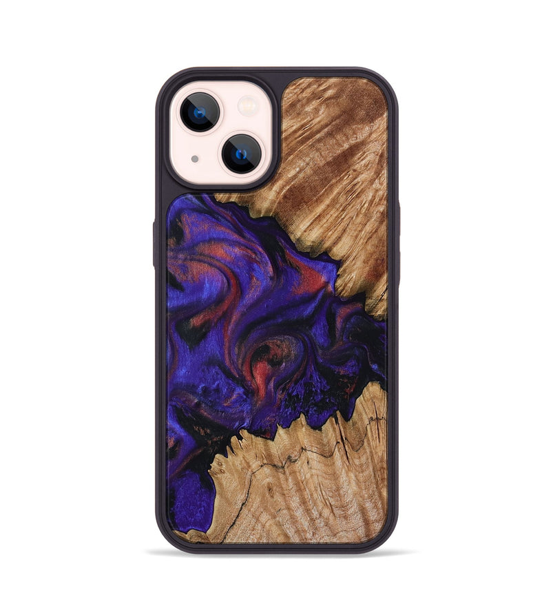 iPhone 14 Wood Phone Case - Chaz (Purple, 797183)