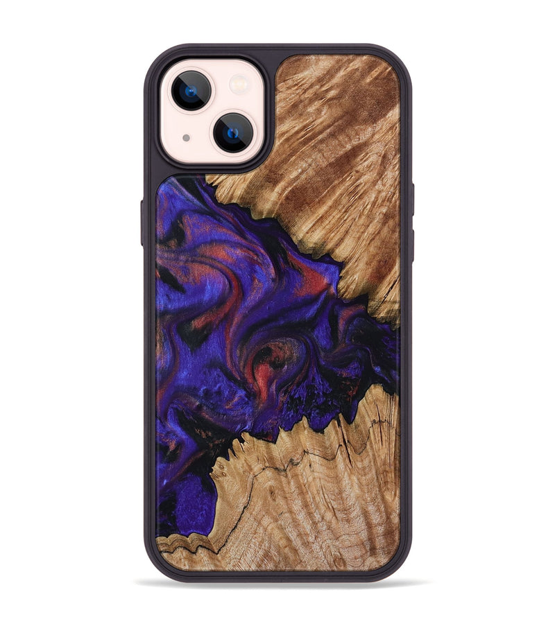 iPhone 14 Plus Wood Phone Case - Chaz (Purple, 797183)