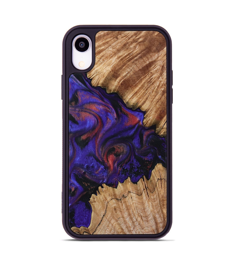 iPhone Xr Wood Phone Case - Chaz (Purple, 797183)