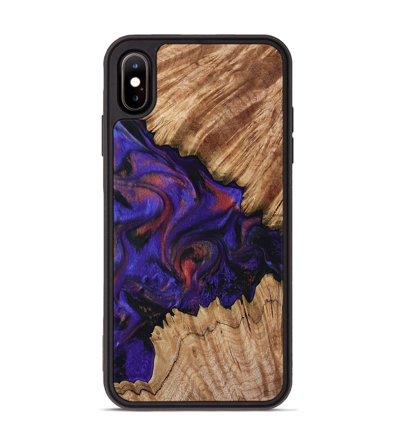 iPhone Xs Max Wood Phone Case - Chaz (Purple, 797183)