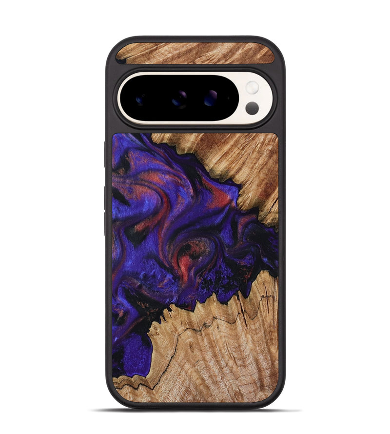 Pixel 9 Pro Wood Phone Case - Chaz (Purple, 797183)