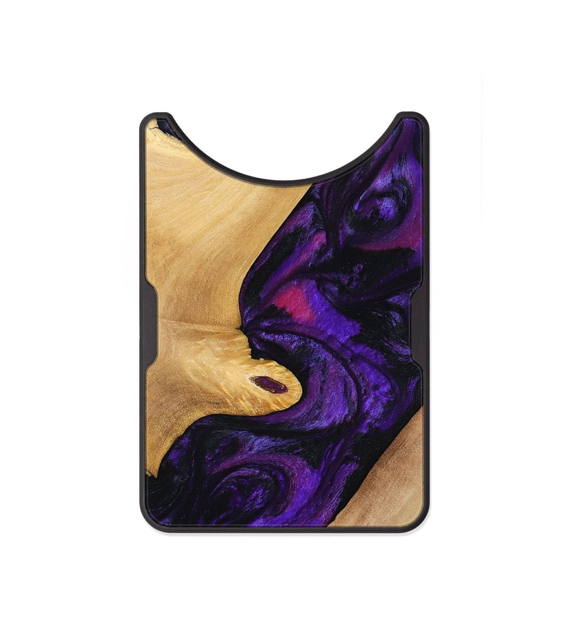 Alloy Wood Wallet - Nichole (Purple, 797185)
