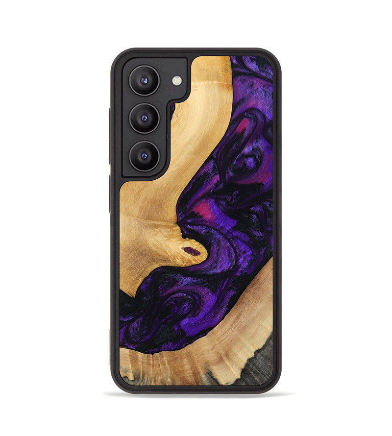 Galaxy S23 Wood Phone Case - Nichole (Purple, 797185)