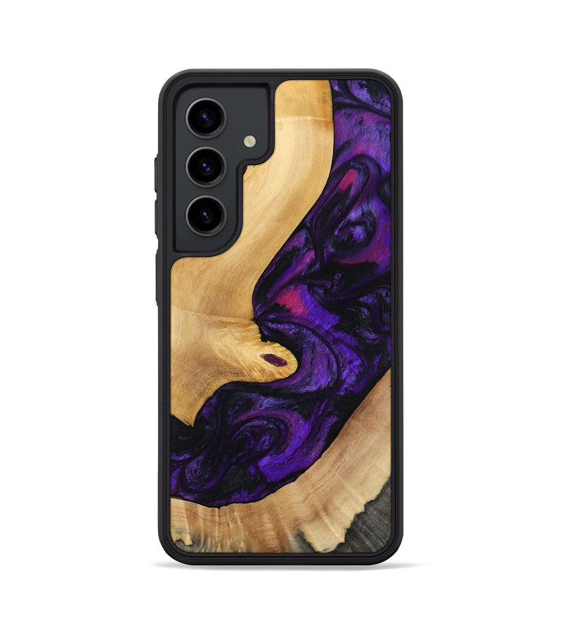 Galaxy S24 Wood Phone Case - Nichole (Purple, 797185)