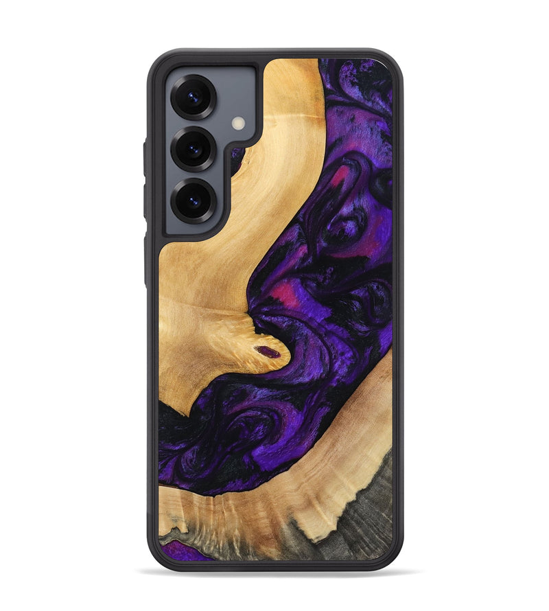 Galaxy S25 Plus Wood Phone Case - Nichole (Purple, 797185)