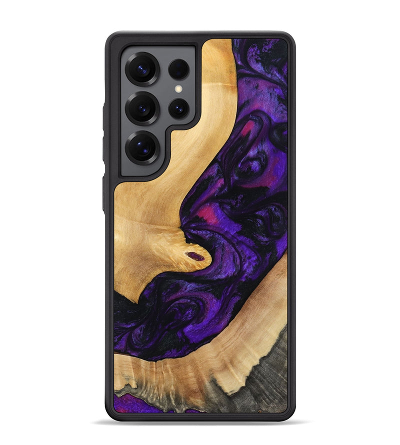 Galaxy S25 Ultra Wood Phone Case - Nichole (Purple, 797185)