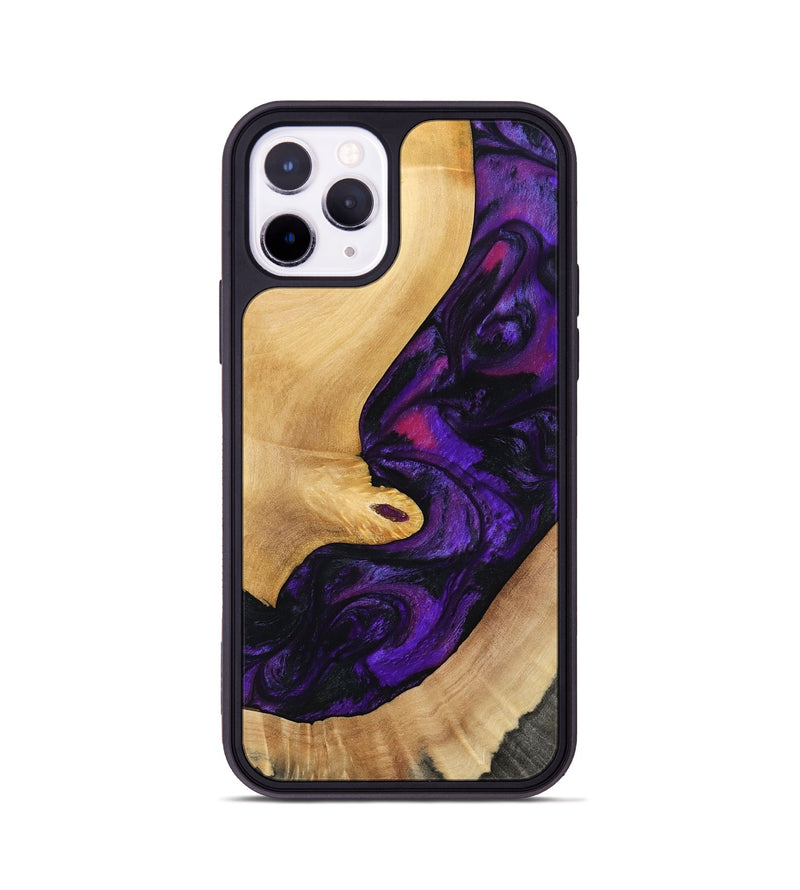 iPhone 11 Pro Wood Phone Case - Nichole (Purple, 797185)