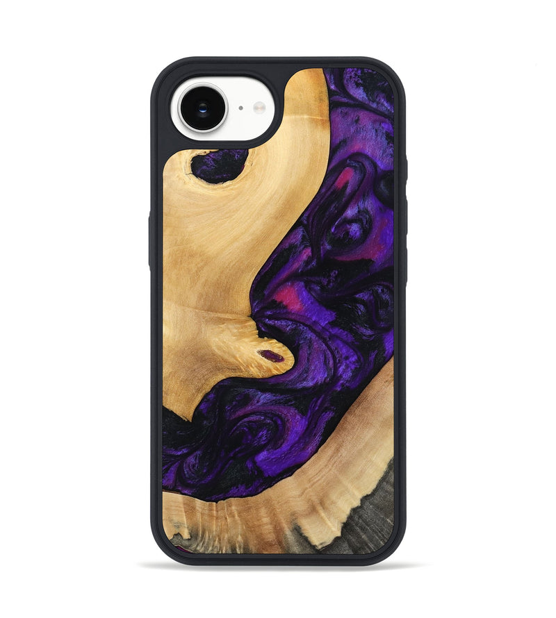 iPhone 16e Wood Phone Case - Nichole (Purple, 797185)