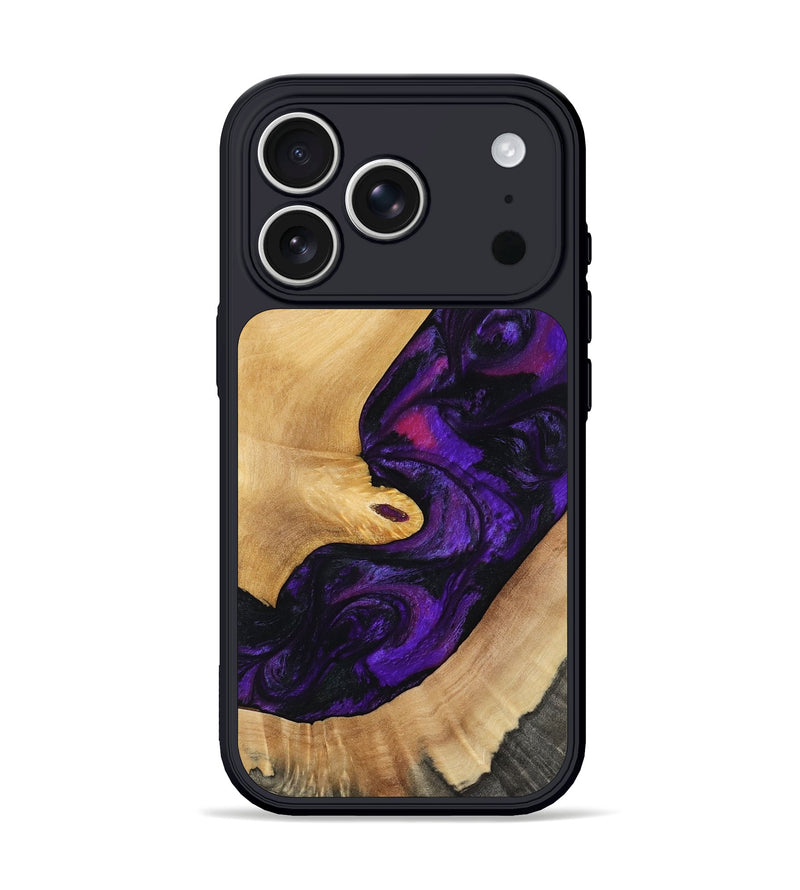 iPhone 17 Pro Wood Phone Case - Nichole (Purple, 797185)