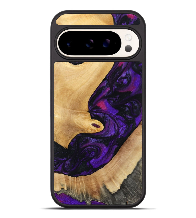 Pixel 9 Pro XL Wood Phone Case - Nichole (Purple, 797185)