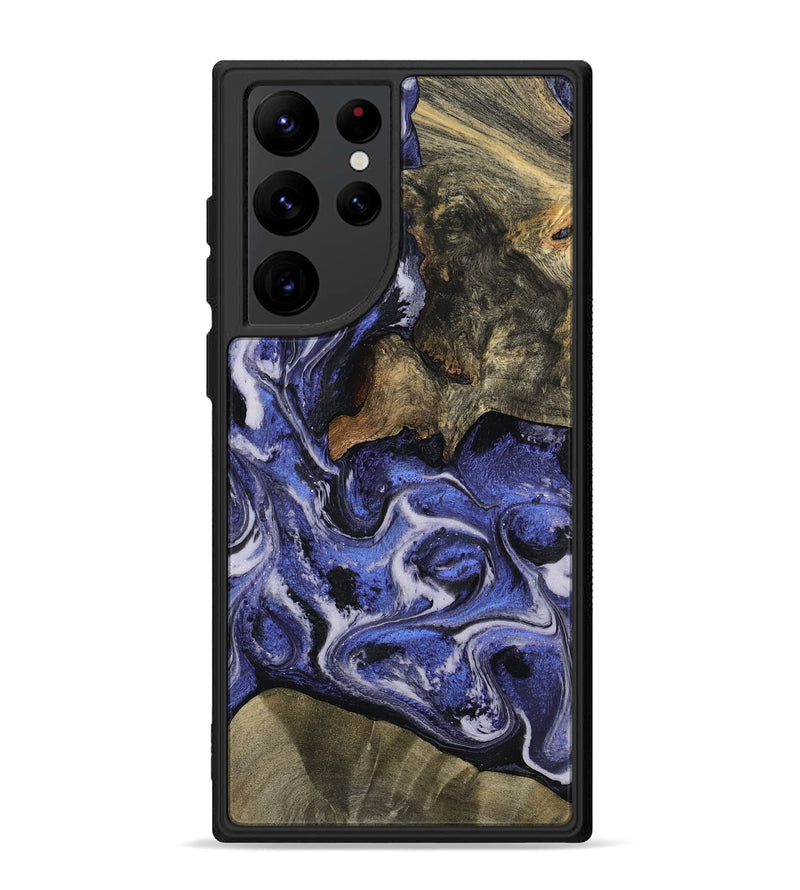 Galaxy S22 Ultra Wood Phone Case - Mona (Purple, 797186)