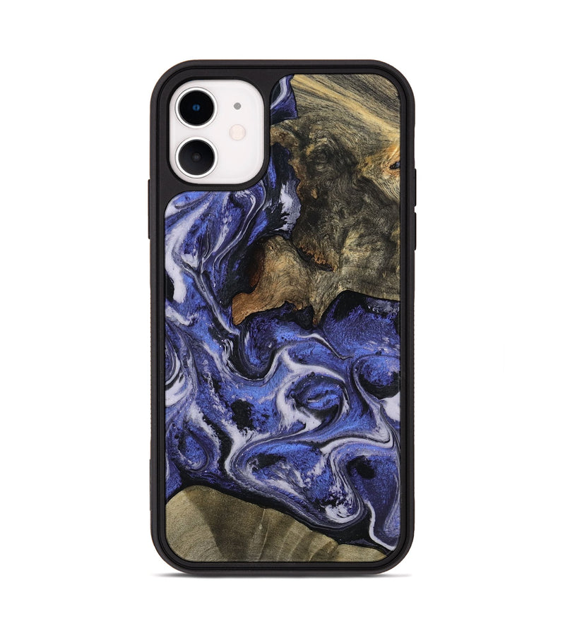 iPhone 11 Wood Phone Case - Mona (Purple, 797186)