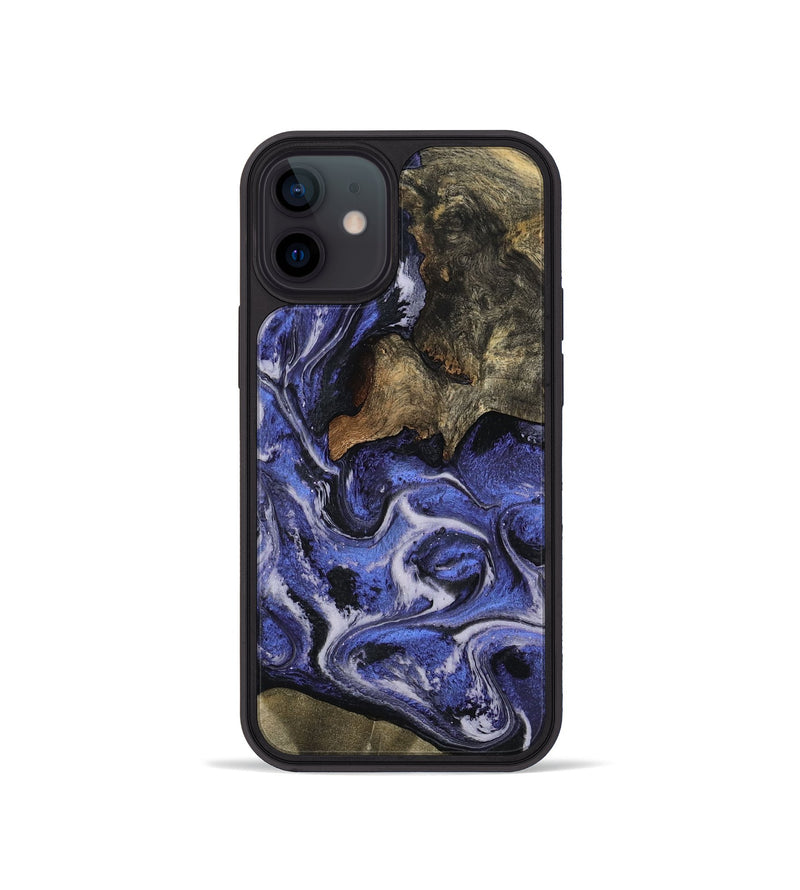 iPhone 12 mini Wood Phone Case - Mona (Purple, 797186)