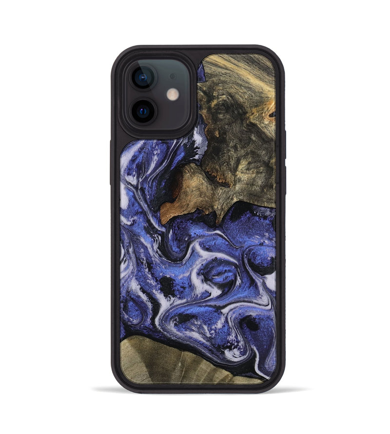 iPhone 12 Wood Phone Case - Mona (Purple, 797186)