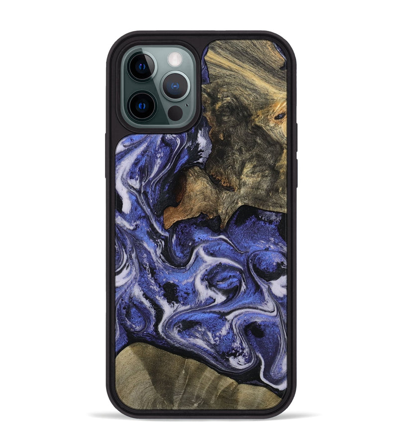 iPhone 12 Pro Max Wood Phone Case - Mona (Purple, 797186)