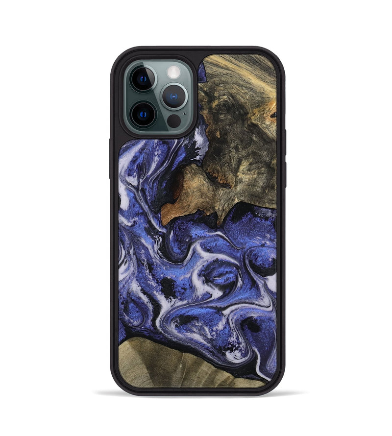 iPhone 12 Pro Wood Phone Case - Mona (Purple, 797186)
