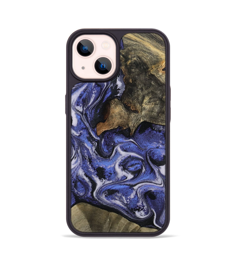 iPhone 14 Wood Phone Case - Mona (Purple, 797186)