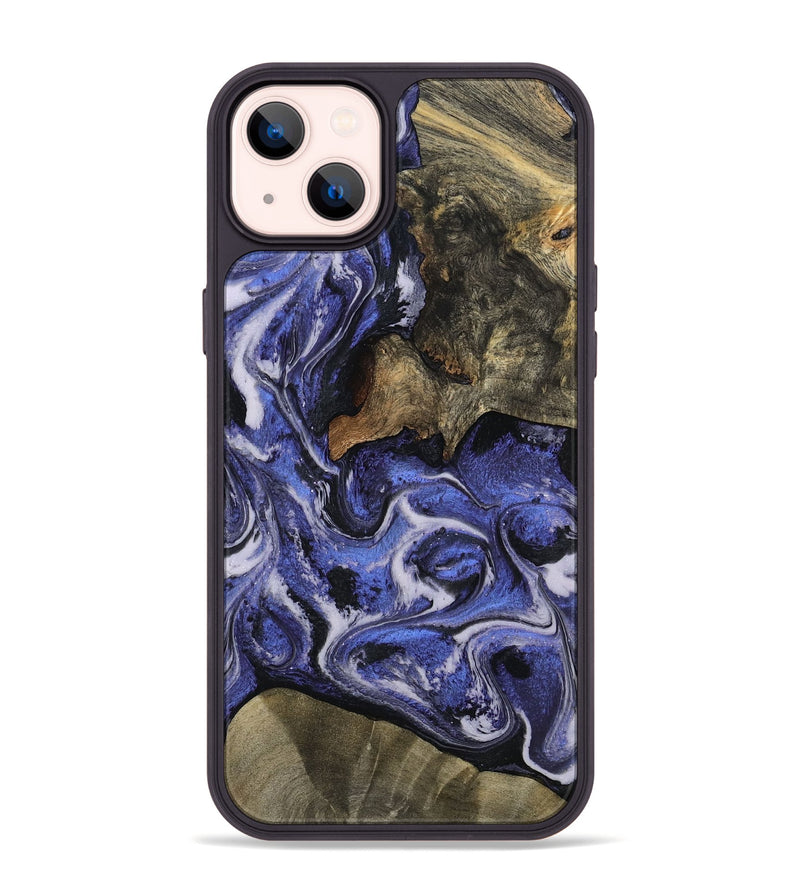 iPhone 14 Plus Wood Phone Case - Mona (Purple, 797186)