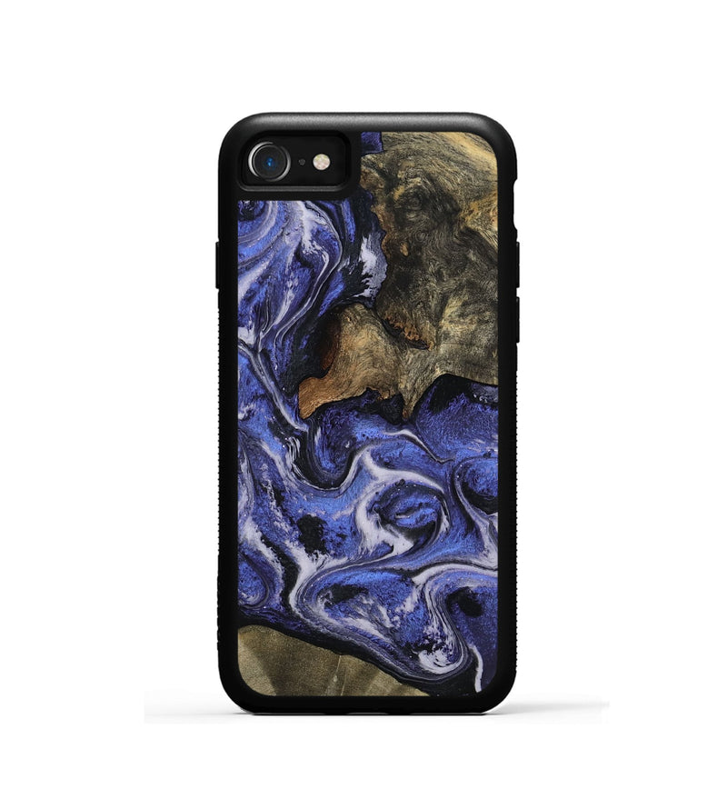 iPhone SE Wood Phone Case - Mona (Purple, 797186)
