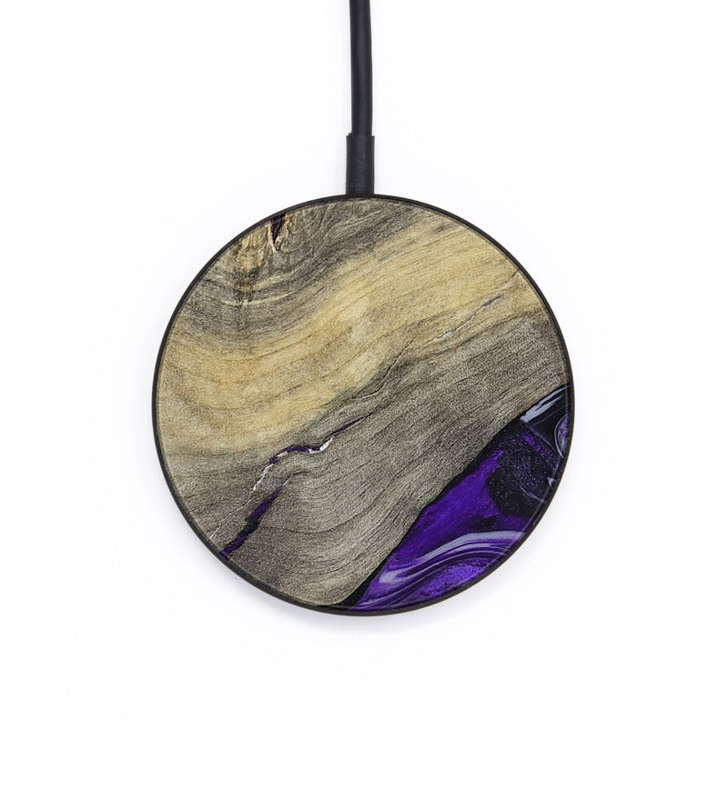 Circle Wood Wireless Charger - Antoine (Purple, 797188)