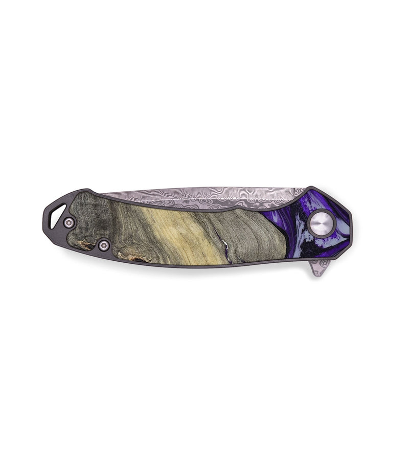 EDC Wood Pocket Knife - Antoine (Purple, 797188)