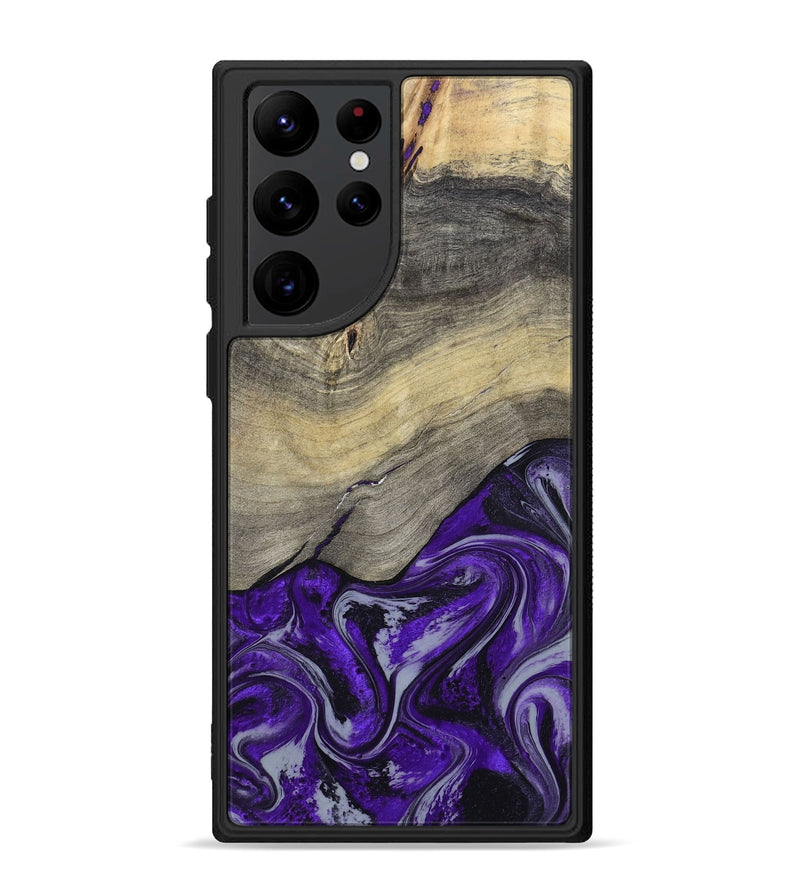 Galaxy S22 Ultra Wood Phone Case - Antoine (Purple, 797188)