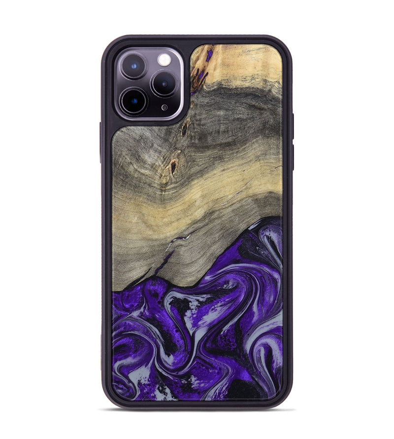 iPhone 11 Pro Max Wood Phone Case - Antoine (Purple, 797188)