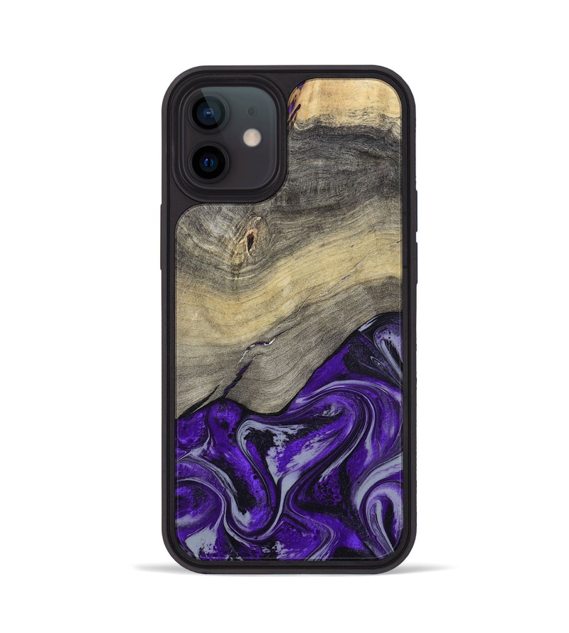 iPhone 12 Wood Phone Case - Antoine (Purple, 797188)