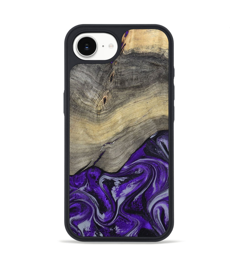 iPhone 16e Wood Phone Case - Antoine (Purple, 797188)