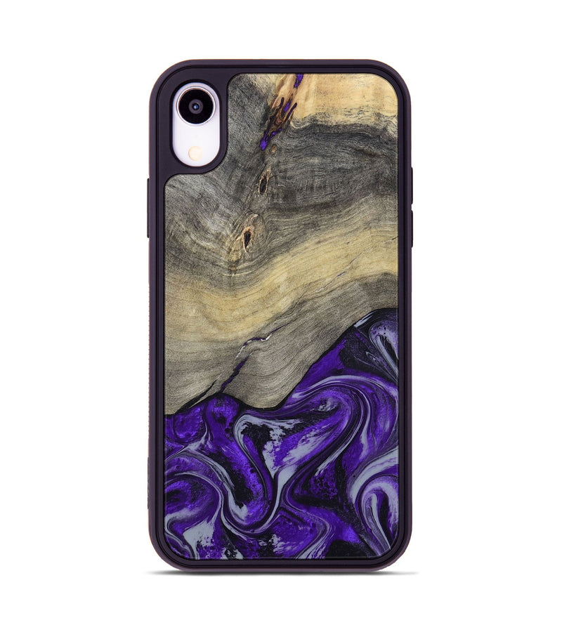iPhone Xr Wood Phone Case - Antoine (Purple, 797188)