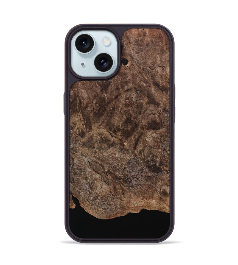 iPhone 15 Wood Phone Case - Corrie (Wood Burl, 797218)