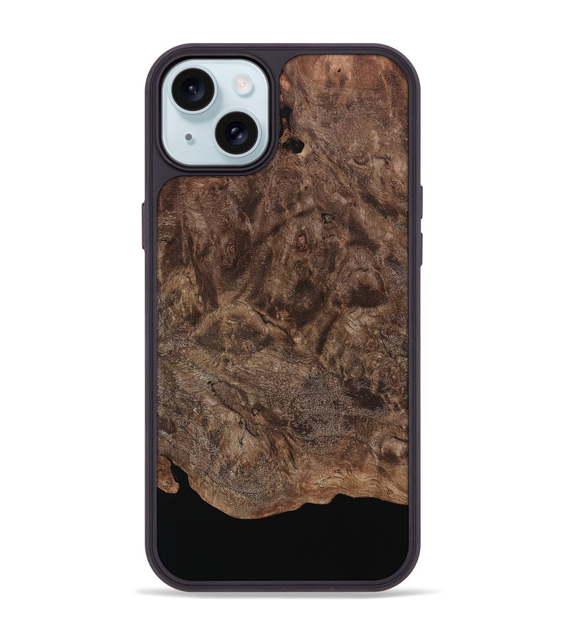iPhone 15 Plus Wood Phone Case - Corrie (Wood Burl, 797218)