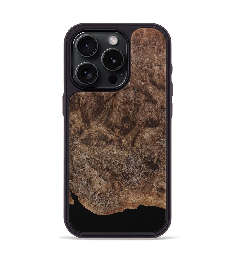 iPhone 15 Pro Wood Phone Case - Corrie (Wood Burl, 797218)
