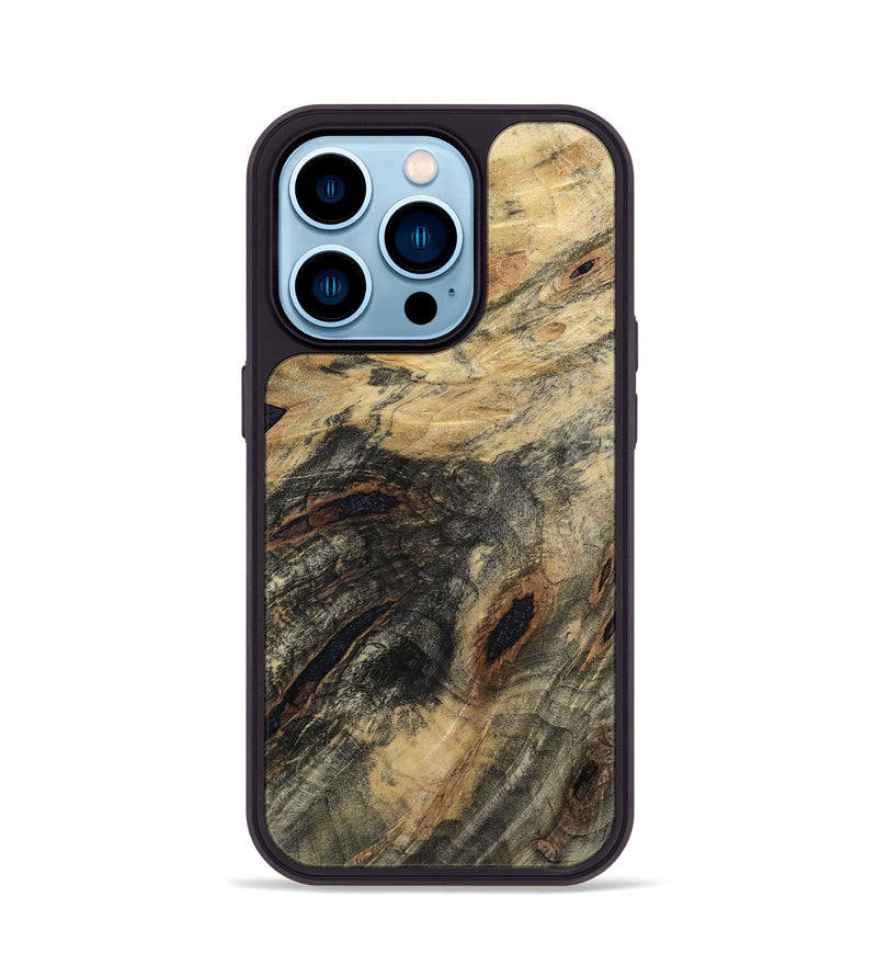 iPhone 14 Pro Wood Phone Case - Garrick (Wood Burl, 797231)