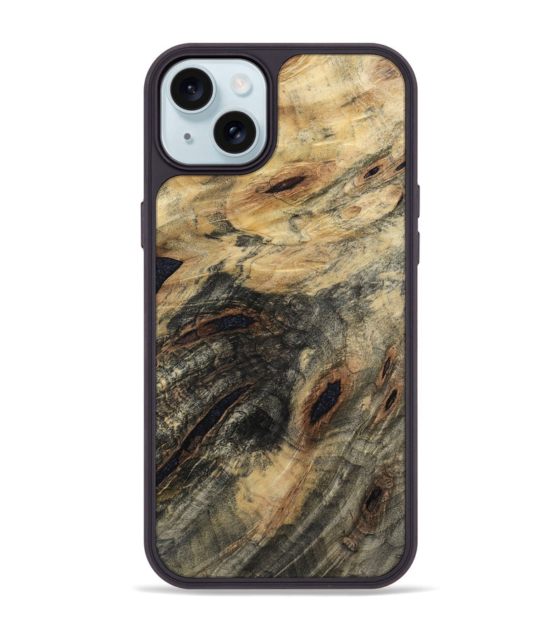 iPhone 15 Plus Wood Phone Case - Garrick (Wood Burl, 797231)
