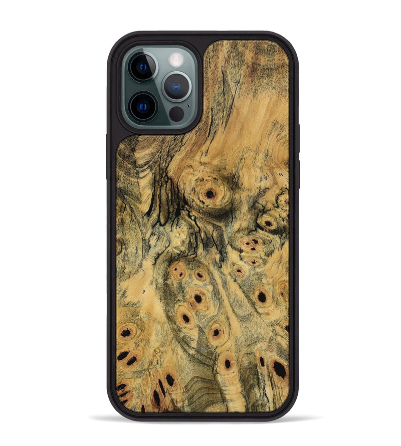 iPhone 12 Pro Max Wood Phone Case - Sina (Wood Burl, 797233)