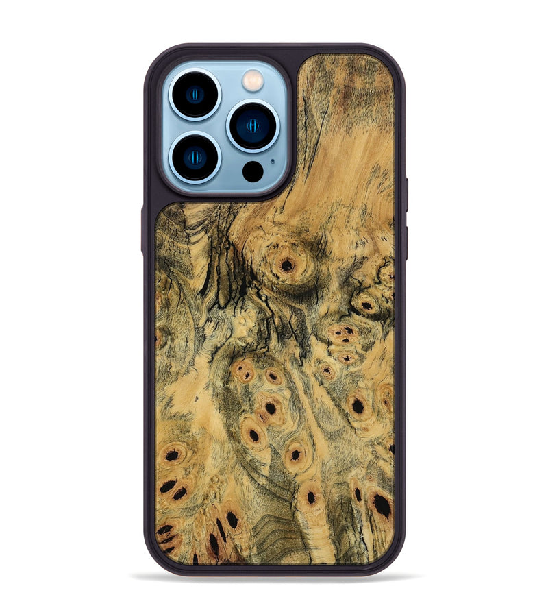 iPhone 14 Pro Max Wood Phone Case - Sina (Wood Burl, 797233)