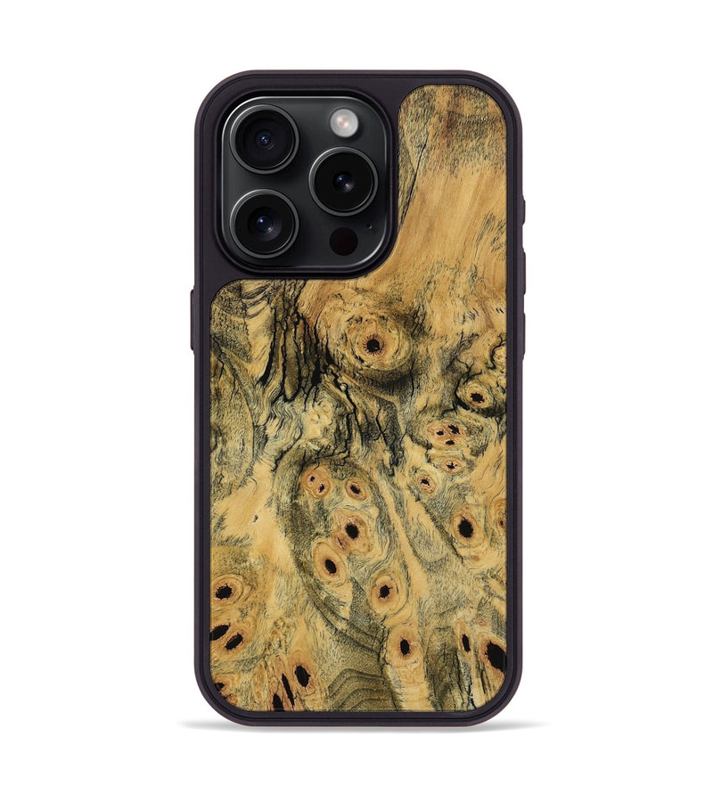 iPhone 15 Pro Wood Phone Case - Sina (Wood Burl, 797233)