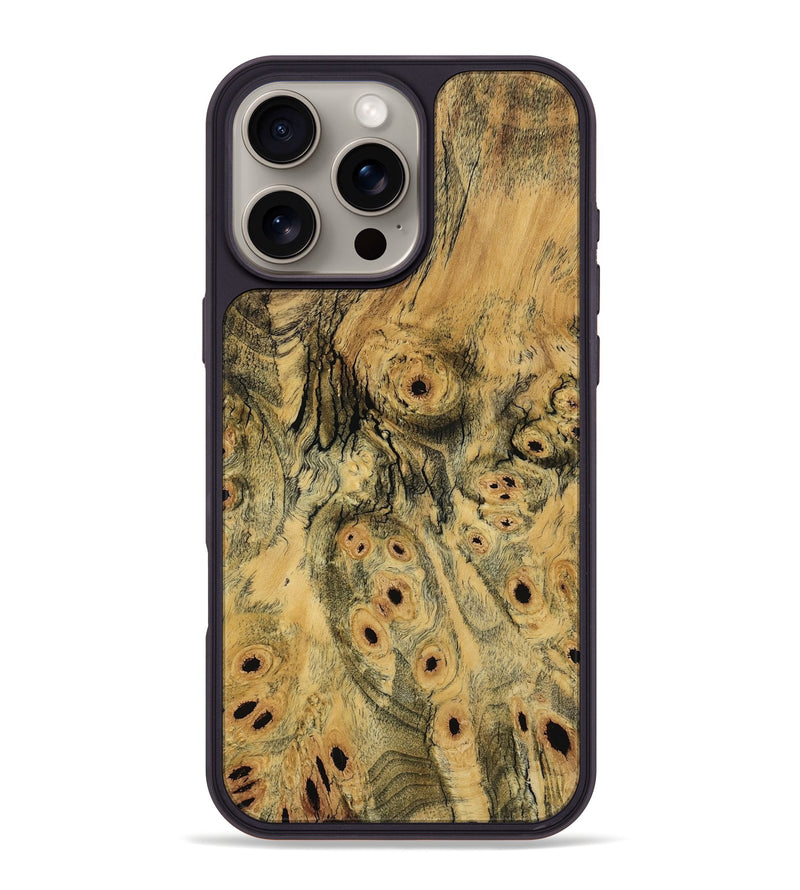 iPhone 16 Pro Max Wood Phone Case - Sina (Wood Burl, 797233)
