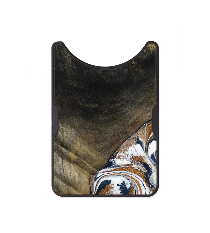 Alloy Wood Wallet - Brisa (Teal & Gold, 797315)