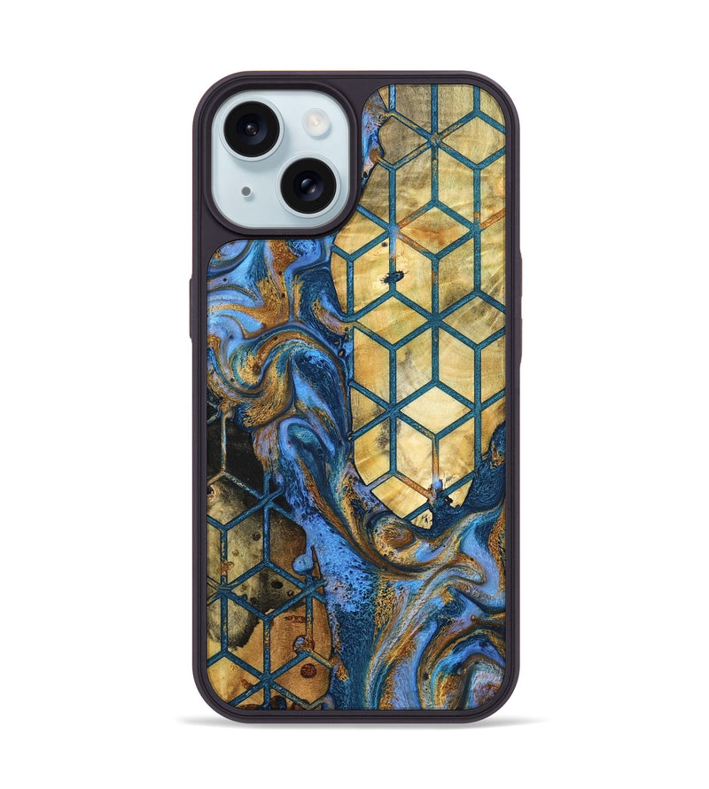 iPhone 15 Wood Phone Case - Jorge (Pattern, 797338)