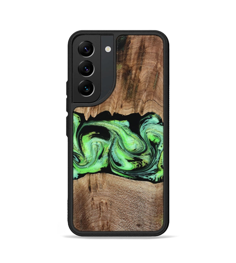 Galaxy S22 Wood Phone Case - Nestor (Green, 797357)