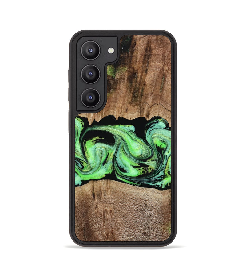 Galaxy S23 Wood Phone Case - Nestor (Green, 797357)