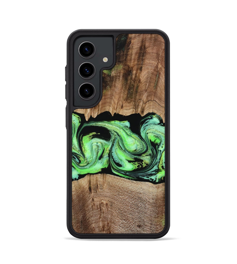Galaxy S24 Wood Phone Case - Nestor (Green, 797357)