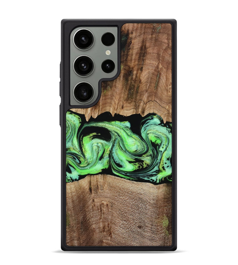 Galaxy S24 Ultra Wood Phone Case - Nestor (Green, 797357)