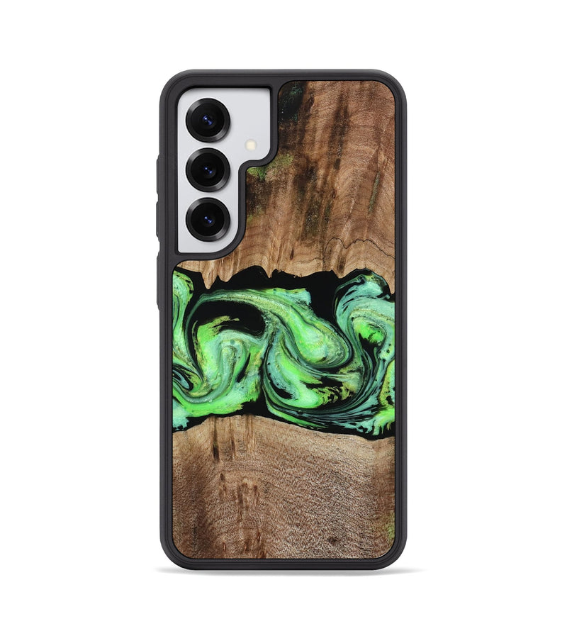 Galaxy S25 Wood Phone Case - Nestor (Green, 797357)